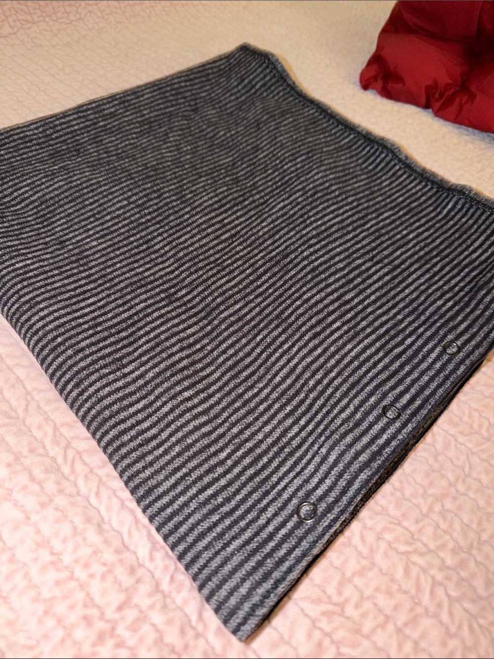 lululemon athletica Grey Striped vinyasa scarf